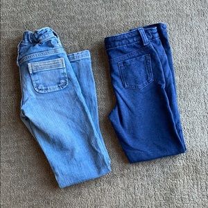 Bundle of 2. Girl Jeans & Jegging, size 6 & 6X